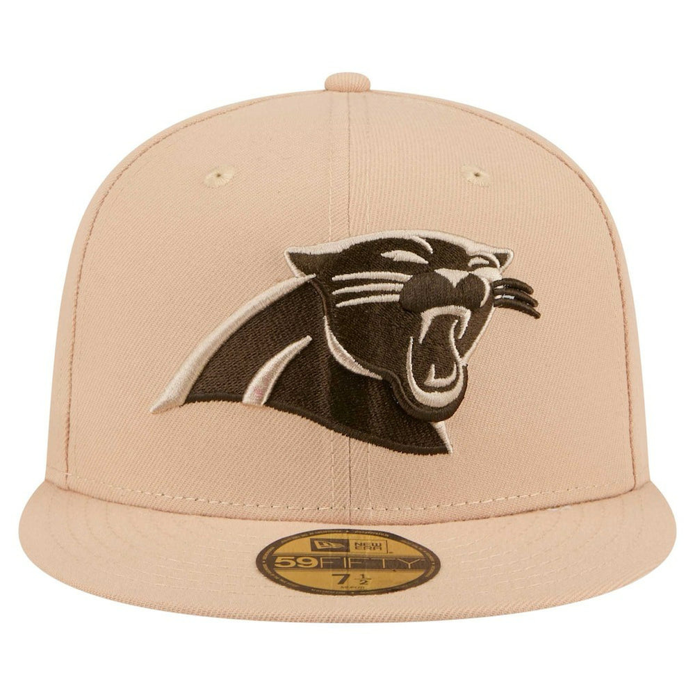 Carolina Panthers New Era Candied Pecan 59FIFTY Fitted Hat Tan