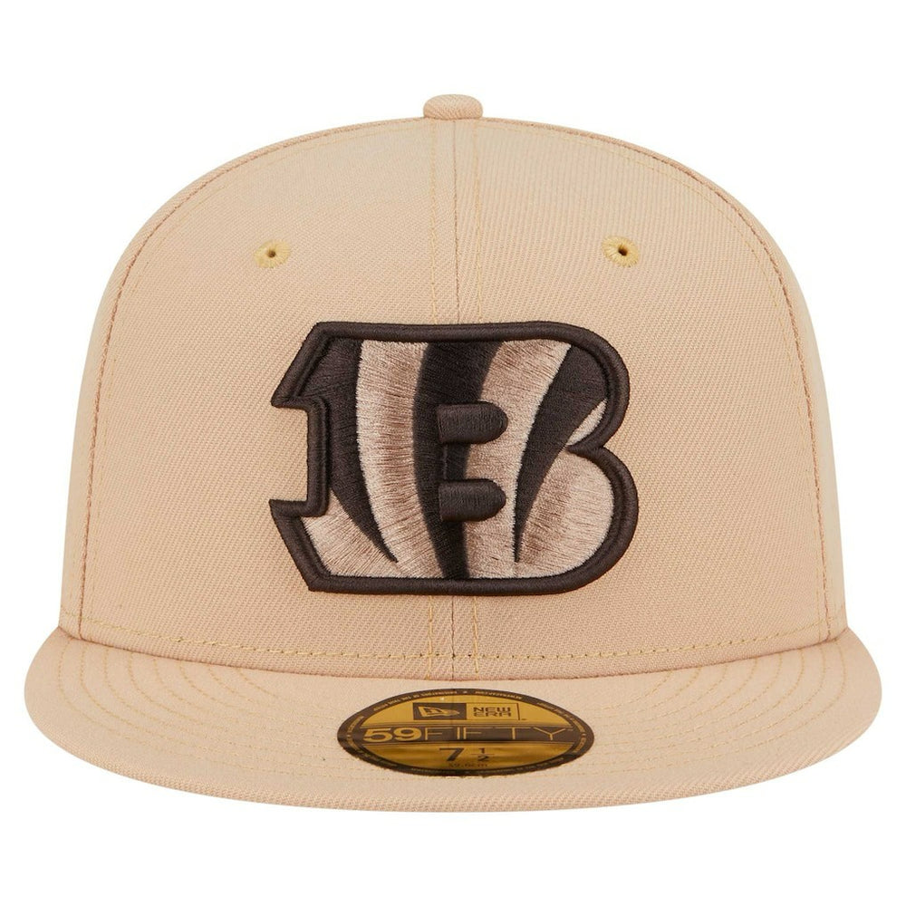 Cincinnati Bengals New Era Candied Pecan 59FIFTY Fitted Hat Tan