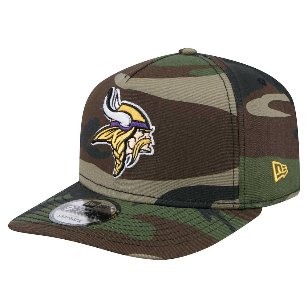 Minnesota Vikings New Era Woodsy 9FIFTY Snapback Hat Camo