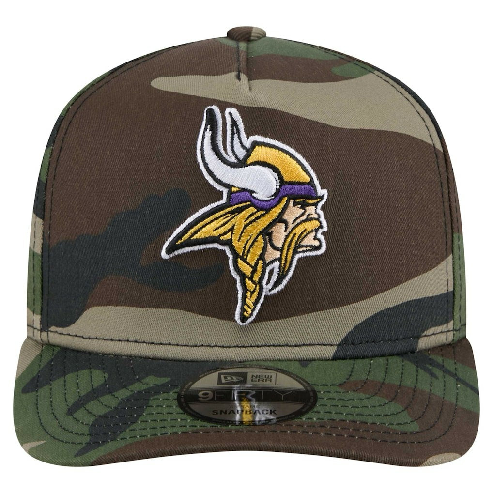 Minnesota Vikings New Era Woodsy 9FIFTY Snapback Hat Camo