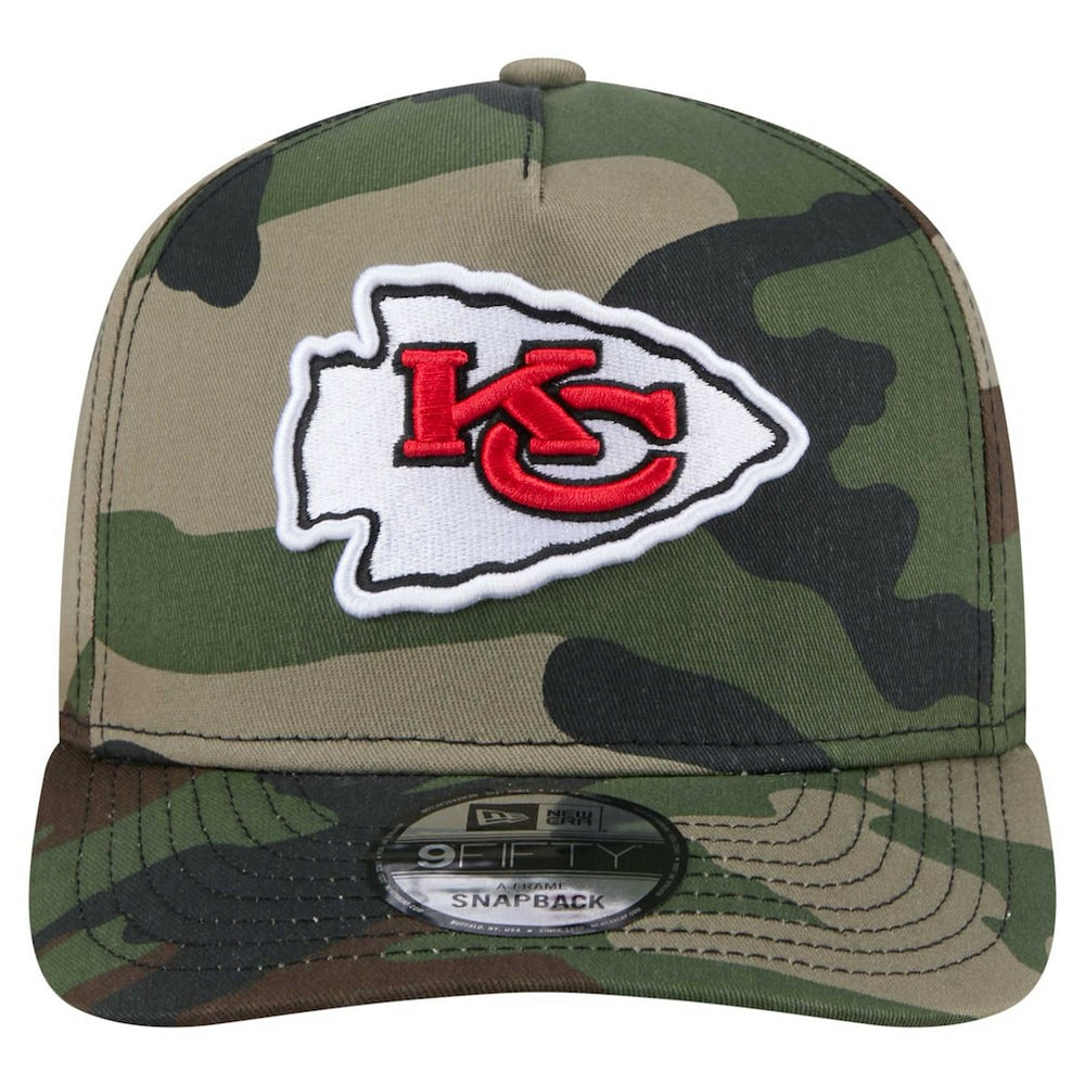Kansas City Chiefs New Era Woodsy 9FIFTY Snapback Hat Camo