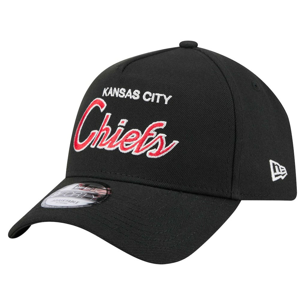 Kansas City Chiefs New Era Smith 9FORTY Adjustable hat Black