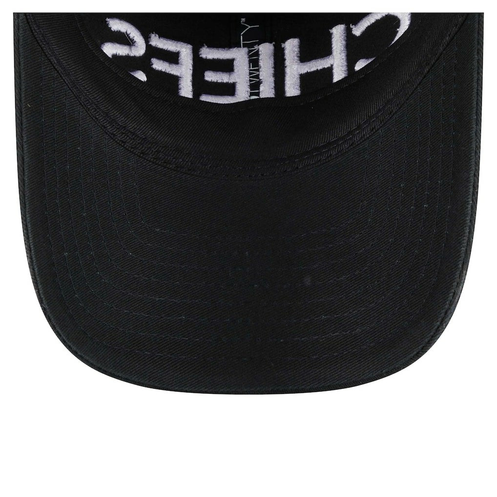Kansas City Chiefs New Era Women's Cece 9TWENTY Adjustable Hat Black