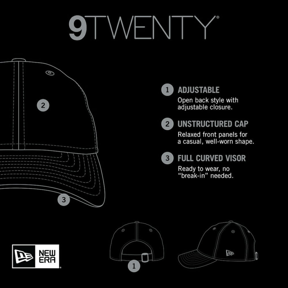 Jacksonville Jaguars New Era Women's Cece 9TWENTY Adjustable Hat Black