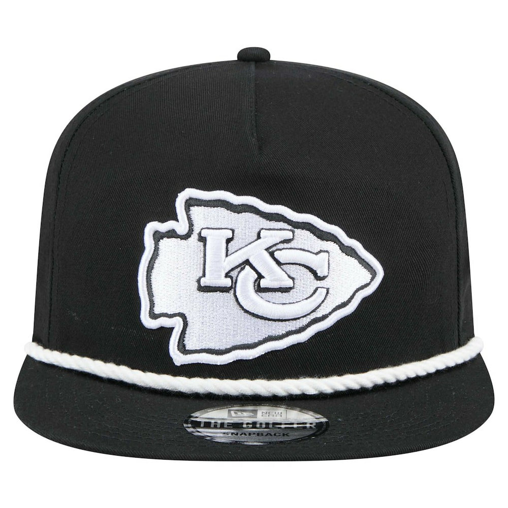 Kansas City Chiefs New Era B-Dub Golfer Snapback Hat Black