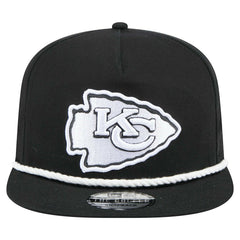 Kansas City Chiefs New Era B-Dub Golfer Snapback Hat Black