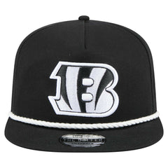 Cincinnati Bengals New Era B-Dub Golfer Snapback Hat Black
