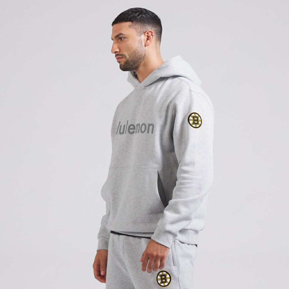 Boston Bruins lululemon Steady State Pullover Hoodie - Heathered Silver Drop - NHL 202169460