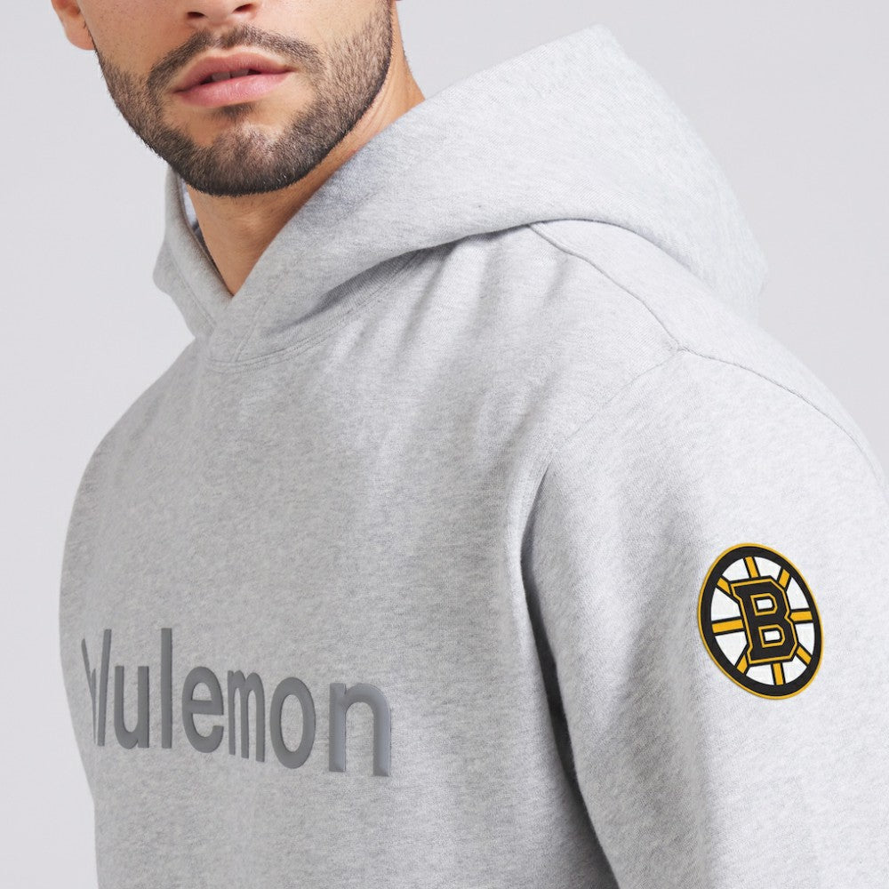 Boston Bruins lululemon Steady State Pullover Hoodie - Heathered Silver Drop - NHL 202169460