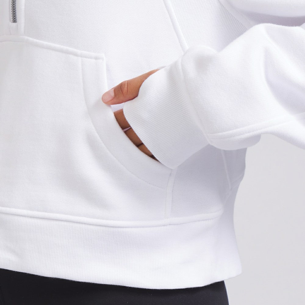Vancouver Canucks lululemon Women's Scuba Oversized Half Zip Top - White - NHL 202171376