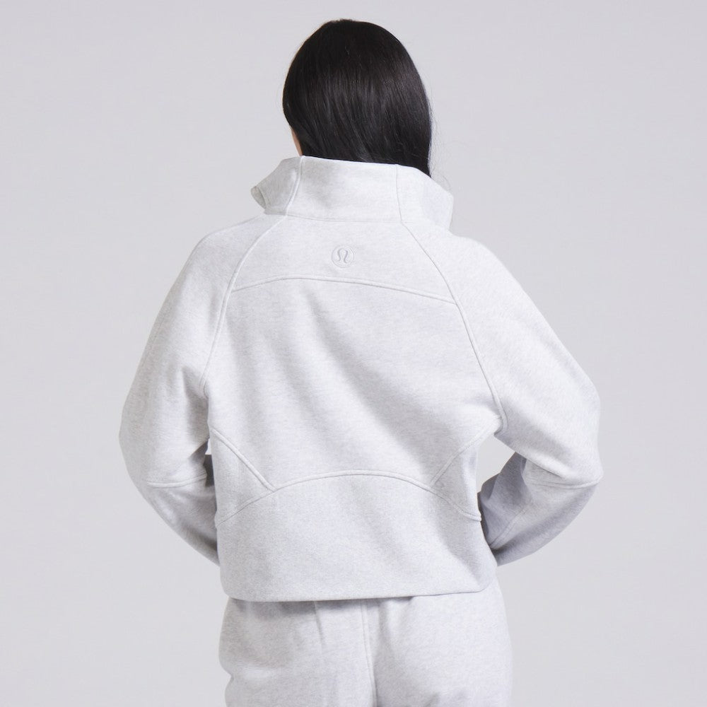 Vancouver Canucks lululemon Women's Scuba Oversized Half Zip Top - Heather Gray - NHL 202171378