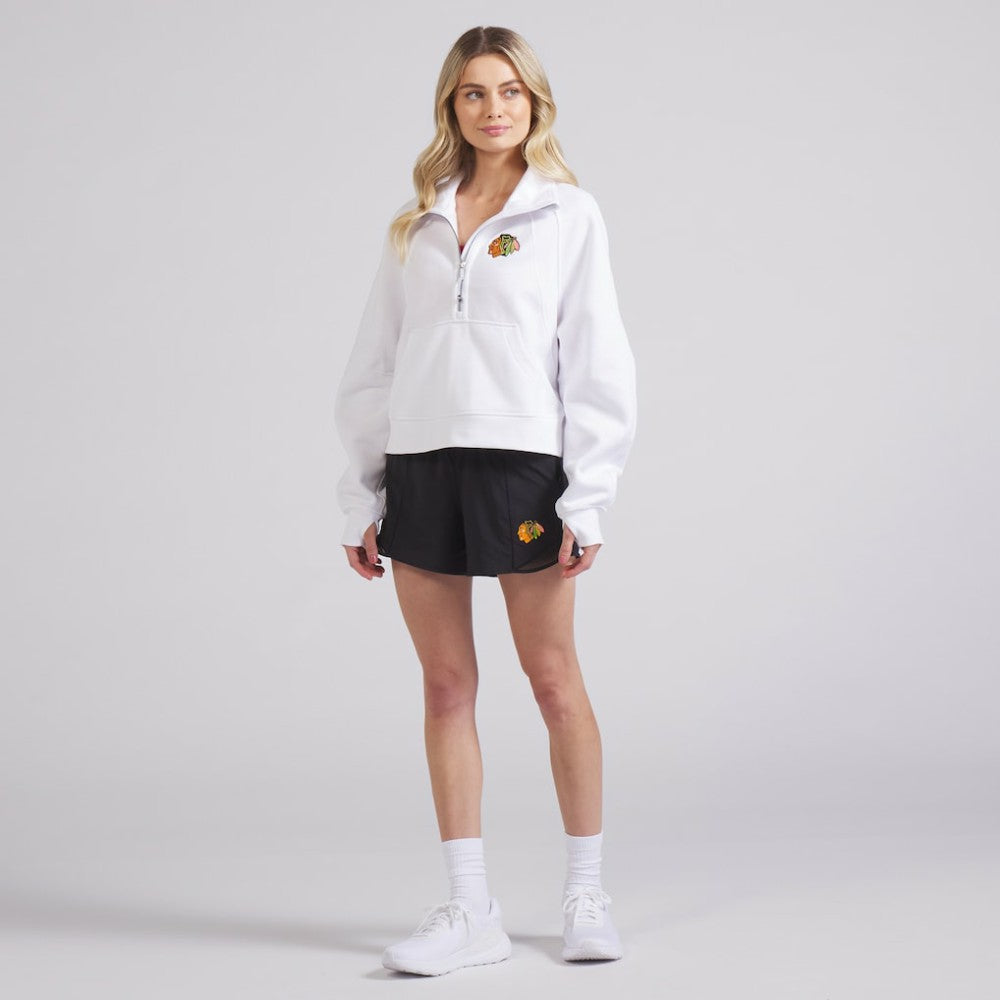 Chicago Blackhawks lululemon Women's Scuba Oversized Half Zip Top - White - NHL 202171380