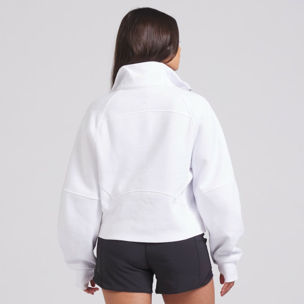 Edmonton Oilers lululemon Women's Scuba Oversized Half Zip Top - White - NHL 202171382