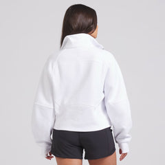 Edmonton Oilers lululemon Women's Scuba Oversized Half Zip Top - White - NHL 202171382