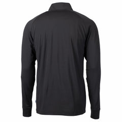 Cincinnati Reds Cutter & Buck Big & Tall Adapt Eco Knit Stretch Recycled Quarter-Zip Pullover Top - Black - MLB Online