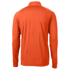 San Francisco Giants Cutter & Buck  Adapt Eco Knit Stretch Recycled Quarter-Zip Pullover Top - Orange - MLB Sale