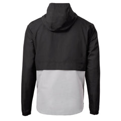 Cincinnati Reds Cutter & Buck Charter Eco Recycled Half-Zip Anorak Jacket - Black - MLB Lifestyle