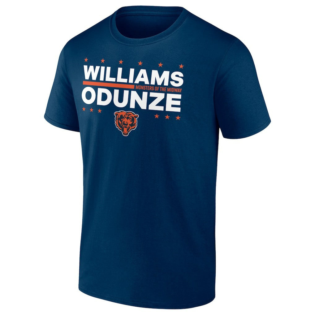 Caleb Williams & Rome Odunze Chicago Bears Election Players T-Shirt Navy