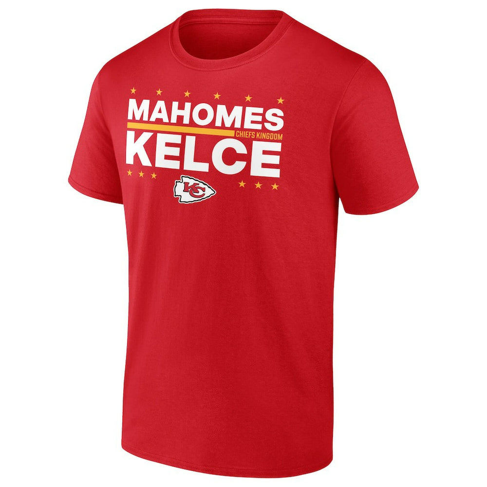 Patrick Mahomes & Travis Kelce Kansas City Chiefs Election Players T-Shirt Red