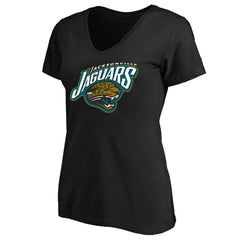 Mitchell & Ness Jacksonville Jaguars Women's Plus Size Classic Logo T-Shirt Black