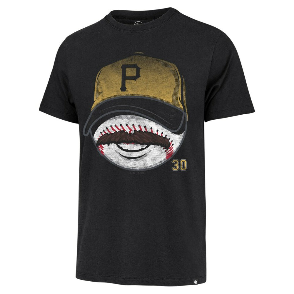 Paul Skenes Pittsburgh Pirates '47 Mustache Franklin T-Shirt - Black - 47 brand Sale