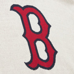Boston Red Sox Mitchell & Ness Retro Pullover Sweater - Cream - Mitchell & Ness on Sale