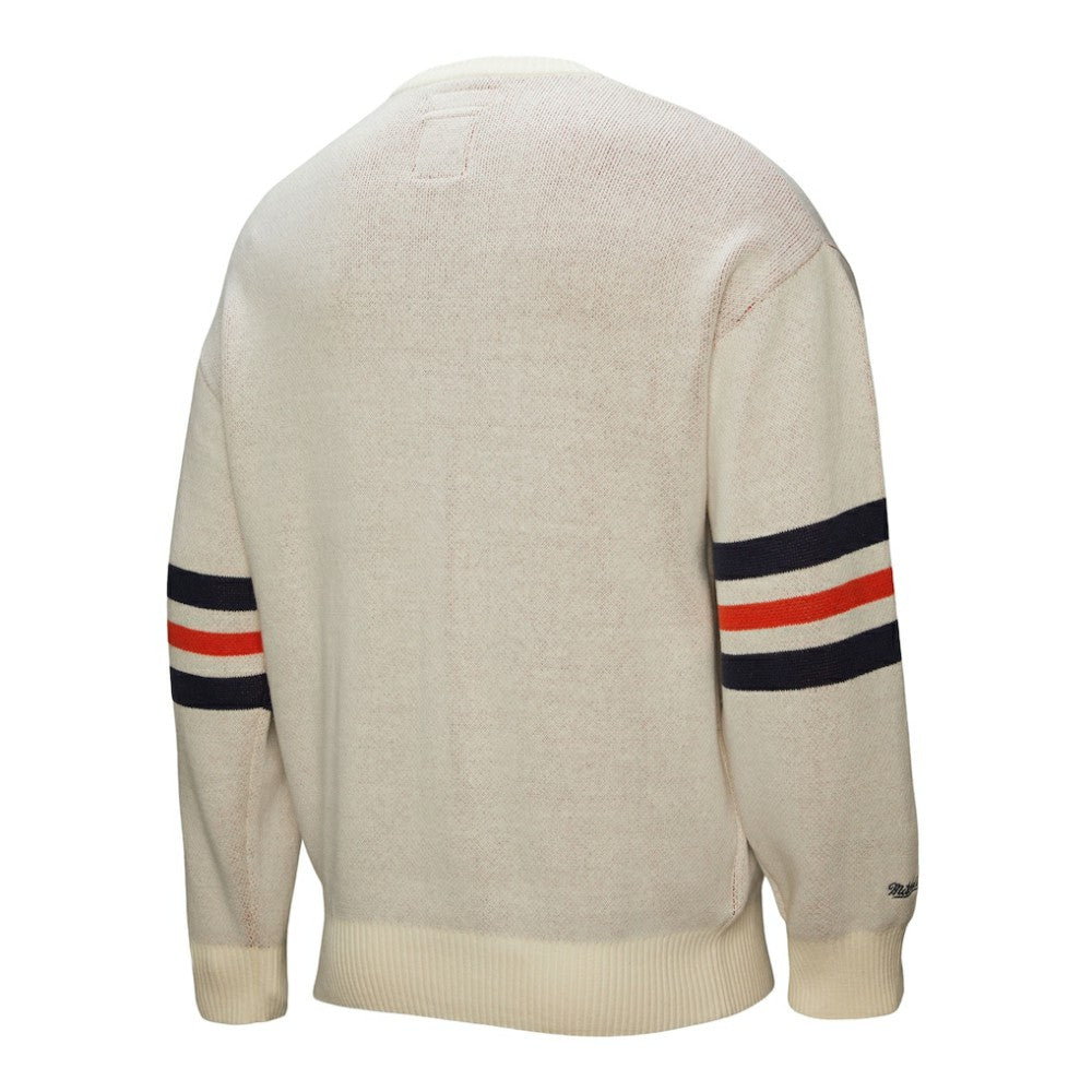 San Diego Padres Mitchell & Ness Retro Pullover Sweater - Cream - Mitchell & Ness Online