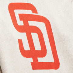 San Diego Padres Mitchell & Ness Retro Pullover Sweater - Cream - Mitchell & Ness Online