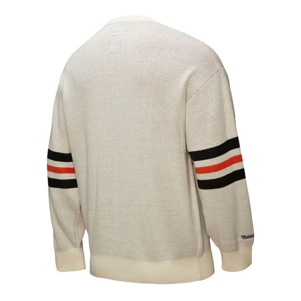 San Francisco Giants Mitchell & Ness Retro Pullover Sweater - Cream - Mitchell & Ness Online