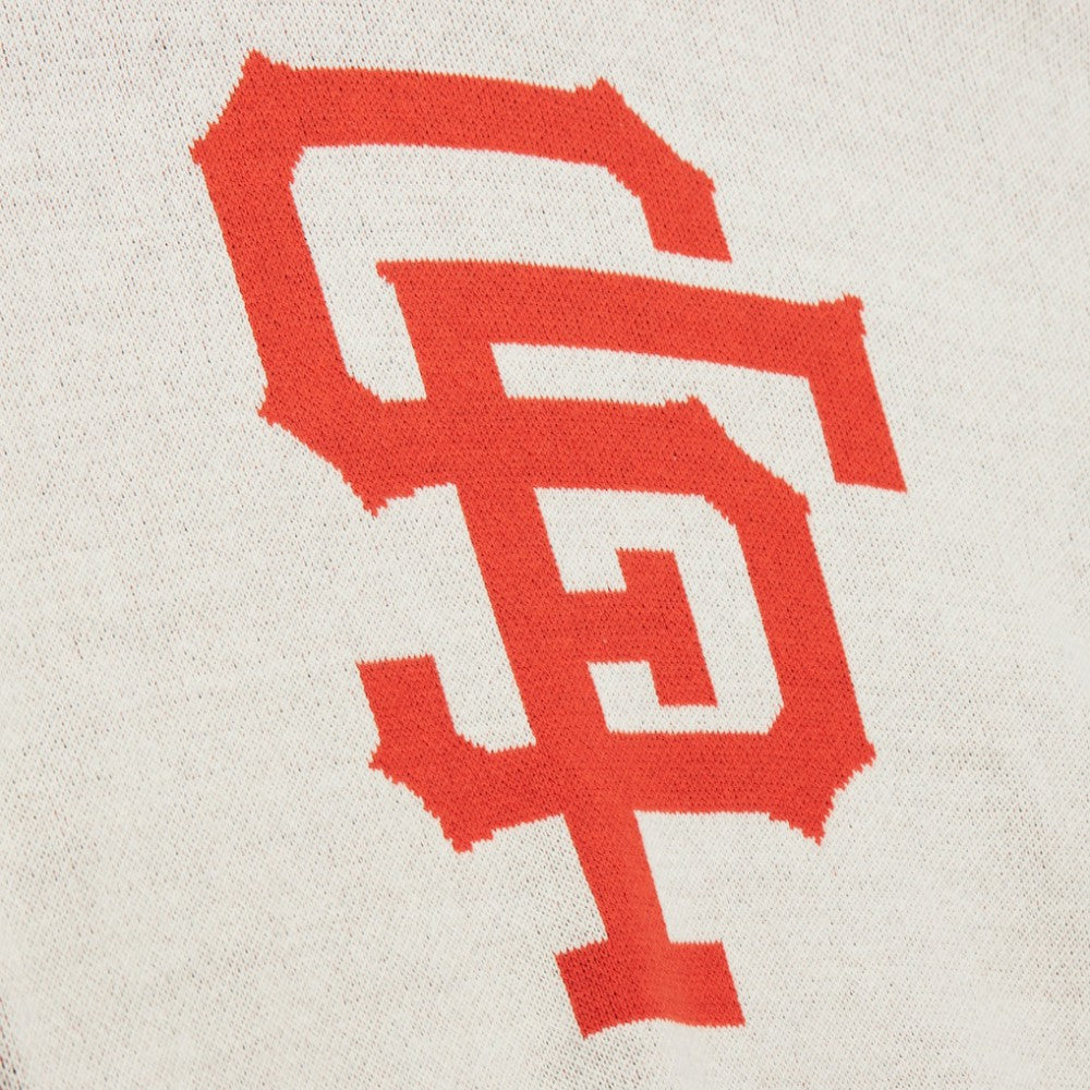 San Francisco Giants Mitchell & Ness Retro Pullover Sweater - Cream - Mitchell & Ness Online