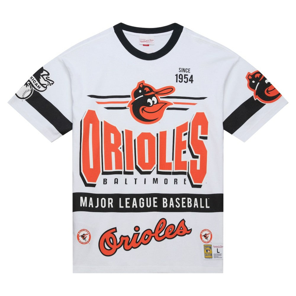Baltimore Orioles Mitchell & Ness Cooperstown Collection Team Origins Premium T-Shirt - White - Mitchell & Ness Discount