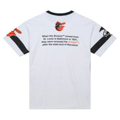 Baltimore Orioles Mitchell & Ness Cooperstown Collection Team Origins Premium T-Shirt - White - Mitchell & Ness Discount
