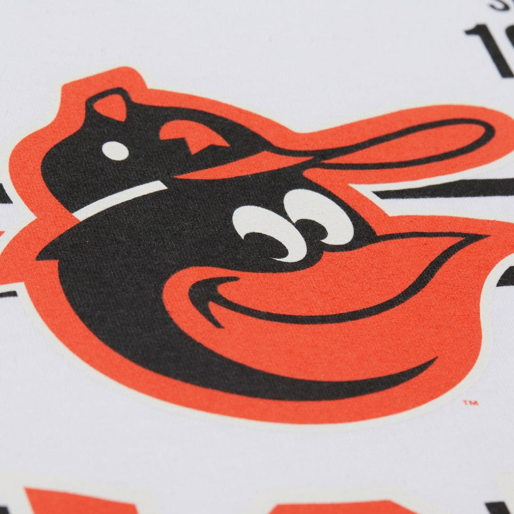 Baltimore Orioles Mitchell & Ness Cooperstown Collection Team Origins Premium T-Shirt - White - Mitchell & Ness Discount