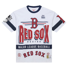 Boston Red Sox Mitchell & Ness Cooperstown Collection Team Origins Premium T-Shirt - White - Mitchell & Ness Sale