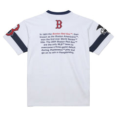 Boston Red Sox Mitchell & Ness Cooperstown Collection Team Origins Premium T-Shirt - White - Mitchell & Ness Sale