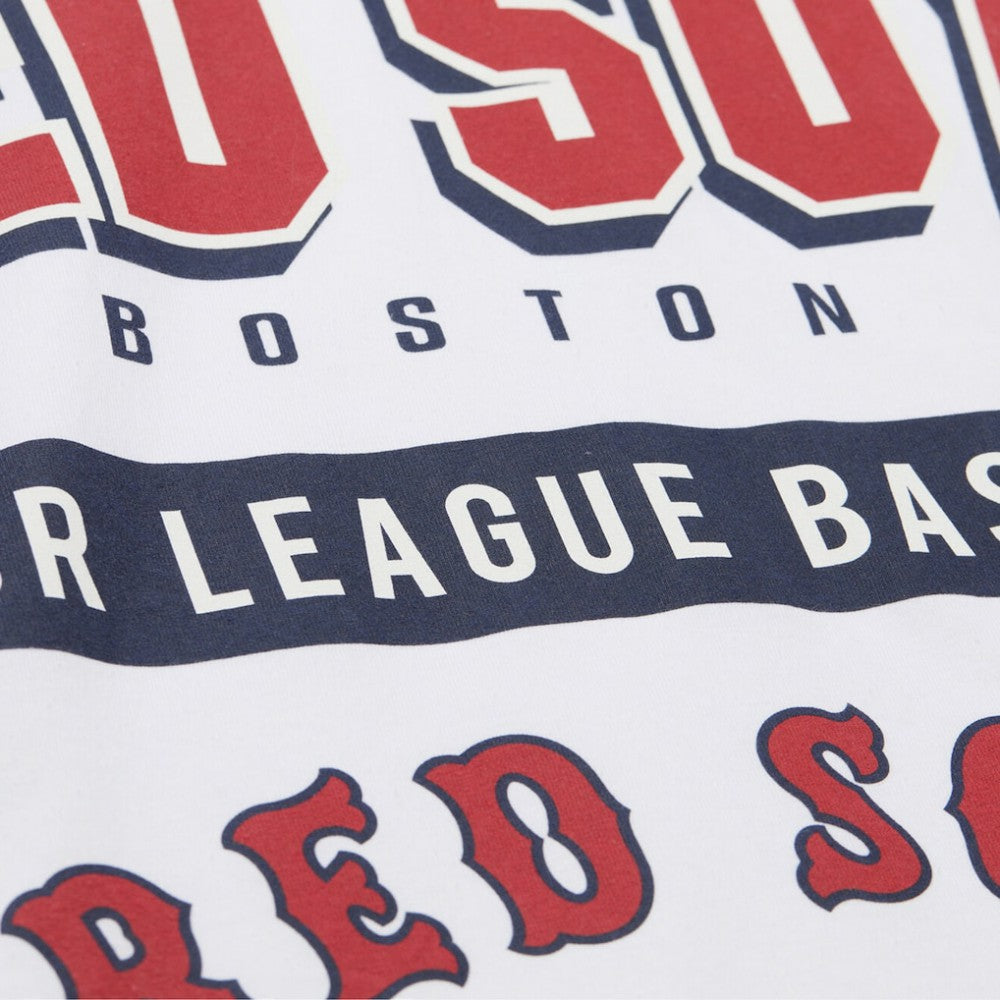 Boston Red Sox Mitchell & Ness Cooperstown Collection Team Origins Premium T-Shirt - White - Mitchell & Ness Sale