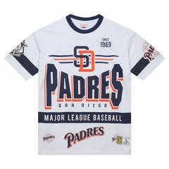 San Diego Padres Mitchell & Ness Cooperstown Collection Team Origins Premium T-Shirt - White - Mitchell & Ness Online