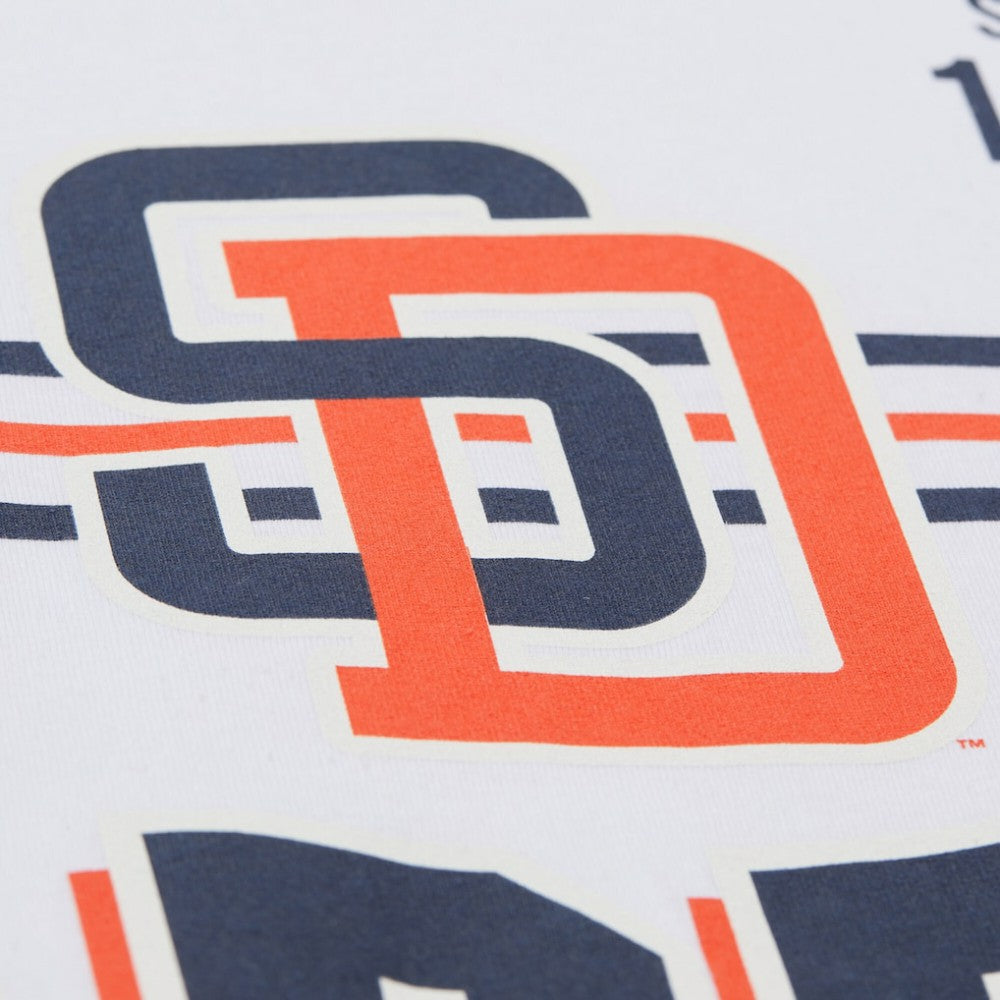 San Diego Padres Mitchell & Ness Cooperstown Collection Team Origins Premium T-Shirt - White - Mitchell & Ness Online