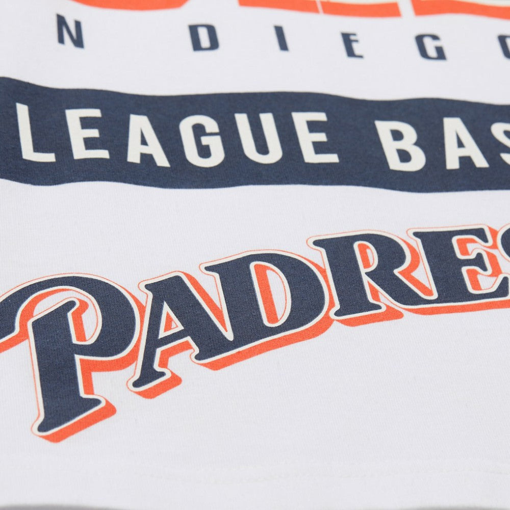 San Diego Padres Mitchell & Ness Cooperstown Collection Team Origins Premium T-Shirt - White - Mitchell & Ness Online