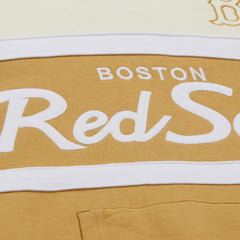 Boston Red Sox Mitchell & Ness Head Coach Pullover Hoodie - Tan/Cream - Mitchell & Ness Sale