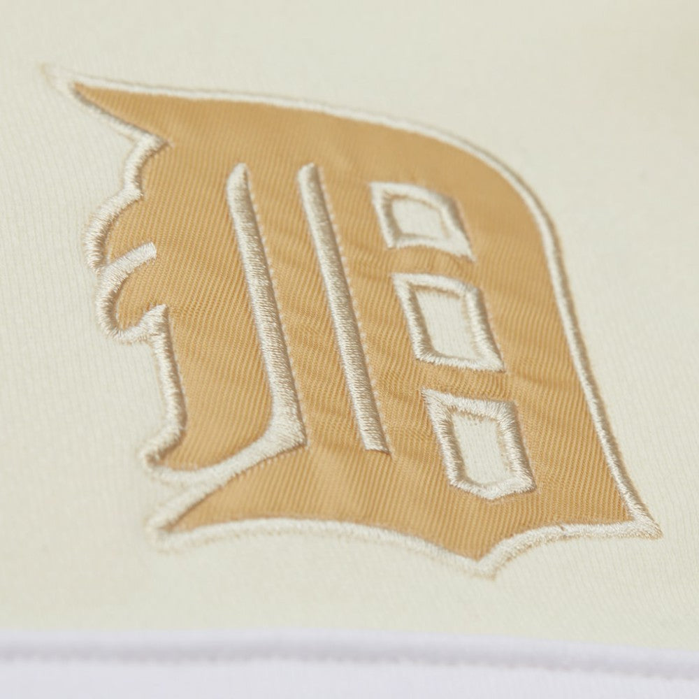 Detroit Tigers Mitchell & Ness Head Coach Pullover Hoodie - Tan/Cream - Mitchell & Ness Discount