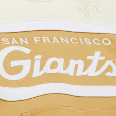 San Francisco Giants Mitchell & Ness Head Coach Pullover Hoodie - Tan/Cream - Mitchell & Ness Lifestyle