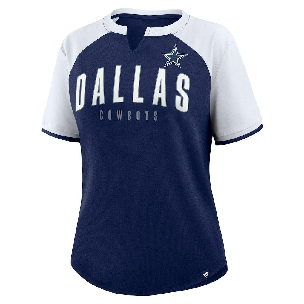 Fanatics Dallas Cowboys Women's Height Advantage T-Shirt Navy/White