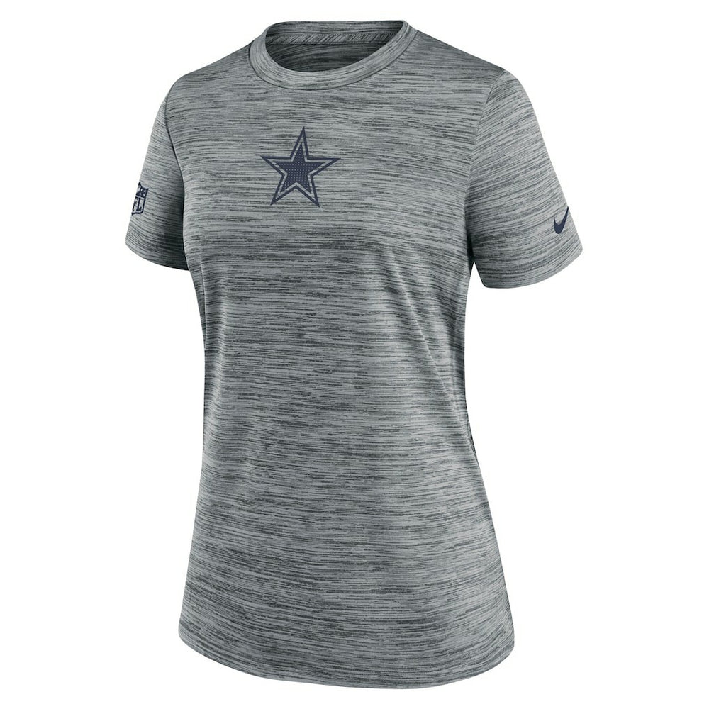 Nike Dallas Cowboys Women's Sideline Velocity Dri-FIT T-Shirt Gray