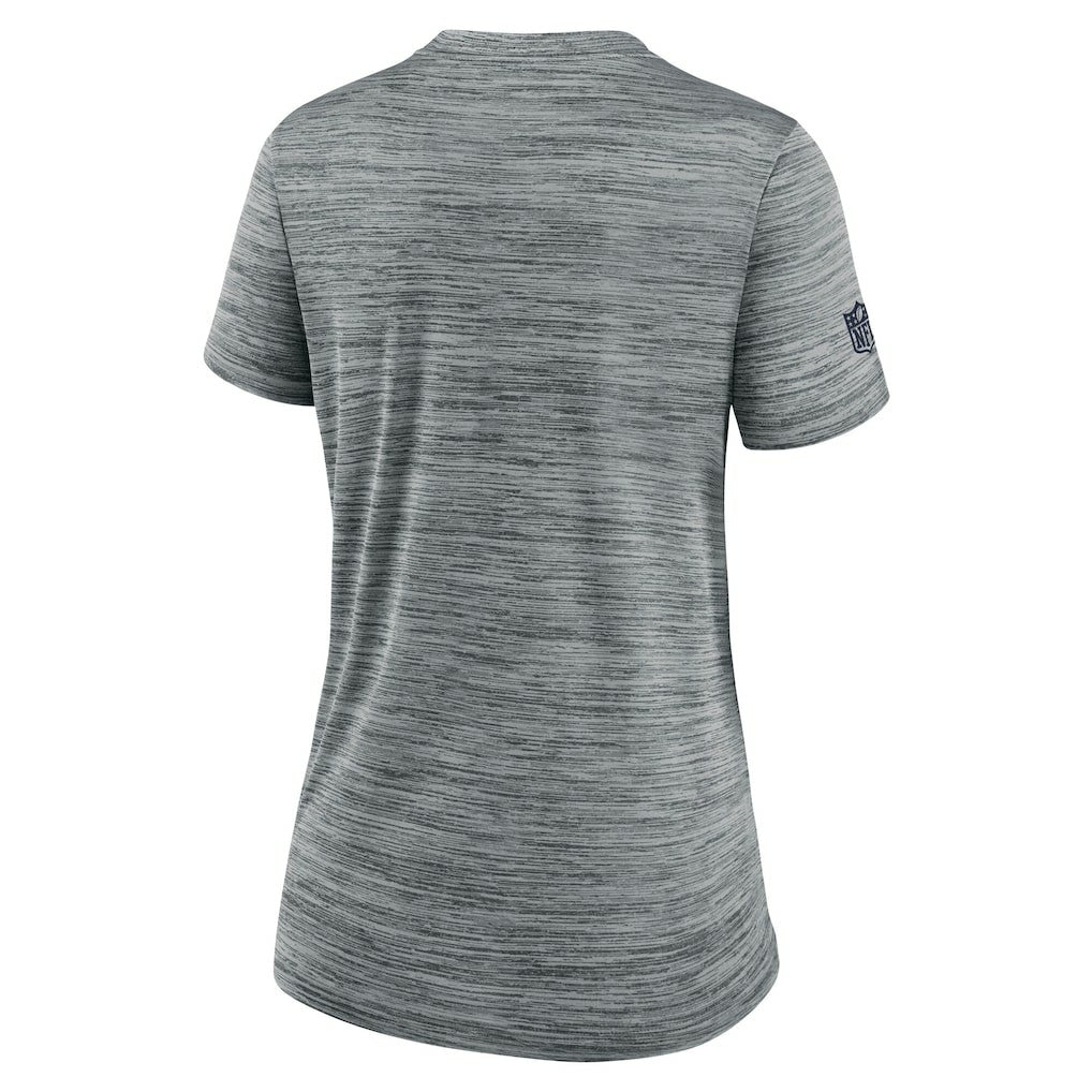 Nike Dallas Cowboys Women's Sideline Velocity Dri-FIT T-Shirt Gray