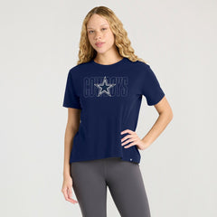 Fanatics Dallas Cowboys Women's Line Em Up T-Shirt Navy