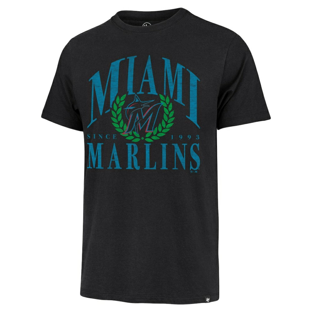 Miami Marlins '47 Pitchout Franklin T-Shirt - Black - 47 brand on Sale