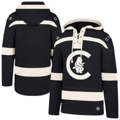 Chicago Cubs '47 Superior Lacer Pullover Hoodie - Navy - 47 brand Online