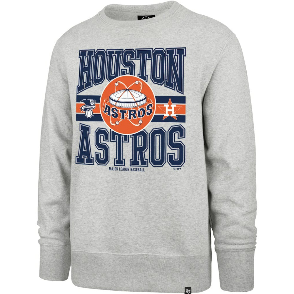 Houston Astros '47 Letters Headline Pullover Sweatshirt - Gray - 47 brand Discount