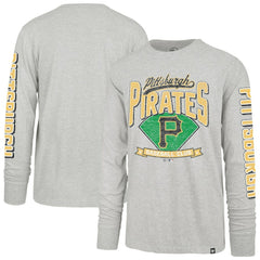 Pittsburgh Pirates '47 Fair Ball Franklin Long Sleeve T-Shirt - Gray - 47 brand Online